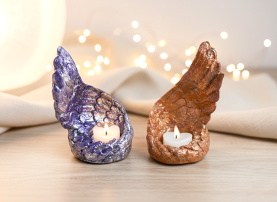 Mini Alas Cerámica Pintadas A Mano